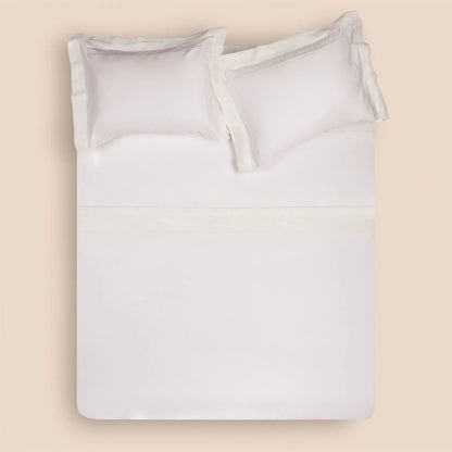 Jogo de Cama King Altenburg Haus Supremo Branco 300 Fios Cetim