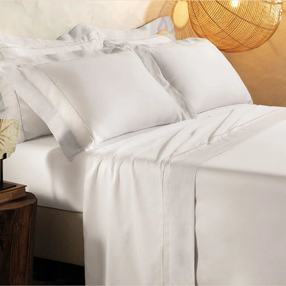 Jogo de Cama King Altenburg Haus Supremo Branco 300 Fios Cetim