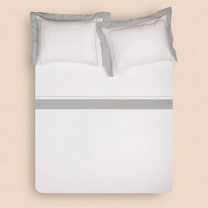 Jogo de Cama King Altenburg Haus Supremo Cinza Boho 300 Fios Cetim