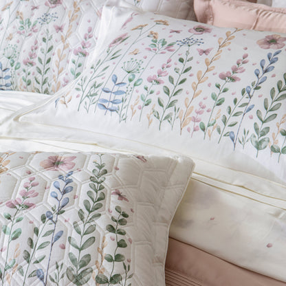 Jogo de Cama King Kacyumara Lazio Melis 300 Fios 100% Algodão Estampado