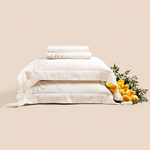 Jogo de Cama Queen Altenburg Haus Mayla Bege (4 Peças - 2,30m x 2,60m)