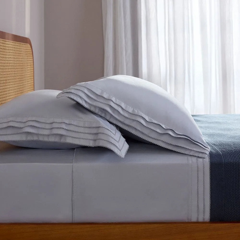 Jogo de Cama Queen Buddemeyer Luxus Palladio 400 Fios Verde Glace 4 Peças