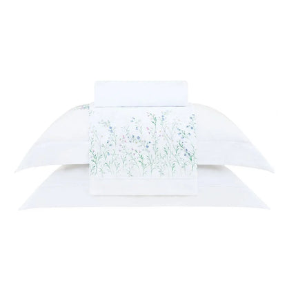 Jogo de Cama Queen Buddemeyer Vision Blue Daisy 4 Peças 2,40m x 2,75m
