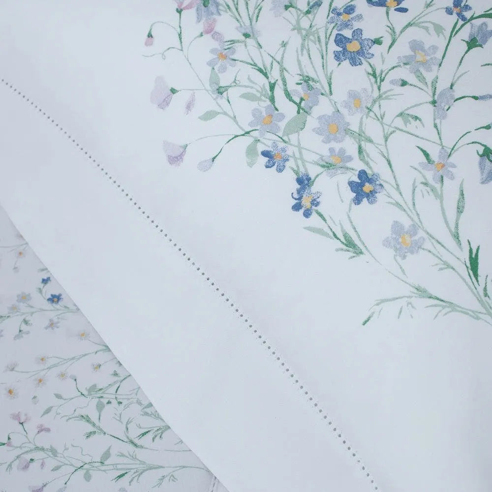 Jogo de Cama Queen Buddemeyer Vision Blue Daisy 4 Peças 2,40m x 2,75m