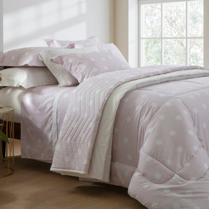 Jogo de Cama Queen Kacyumara Vintage 200 Fios Poá Ives 4 Peças