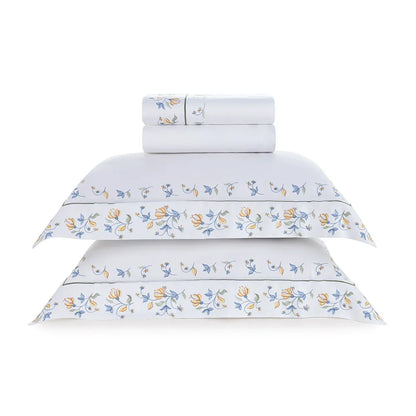 Jogo de Cama Queen Trussardi Taormina 300 Fios 4 Peças