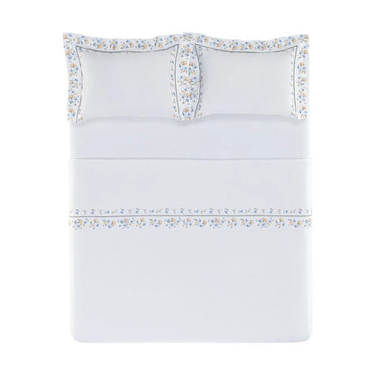 Jogo de Cama Queen Trussardi Taormina 300 Fios 4 Peças