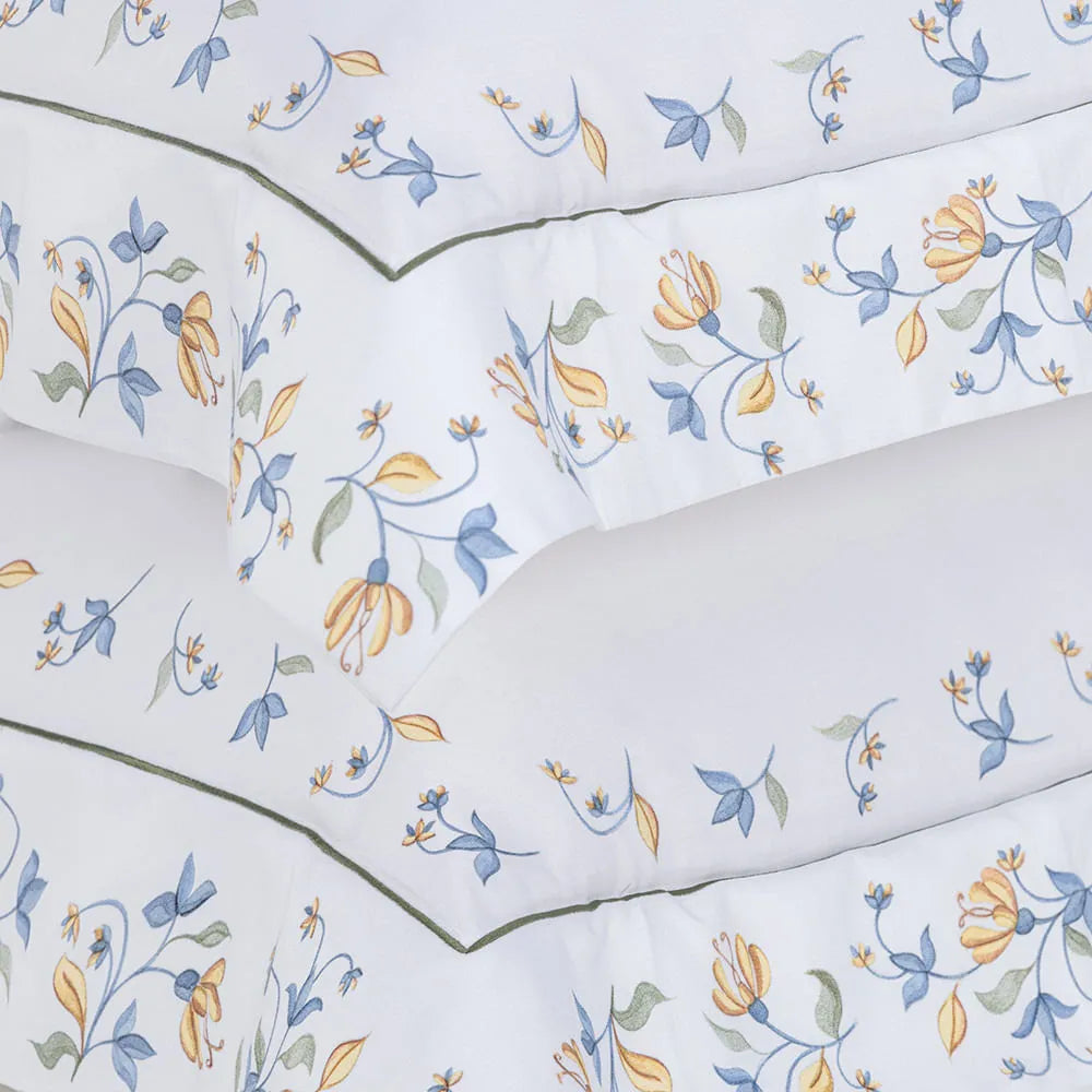 Jogo de Cama Queen Trussardi Taormina 300 Fios 4 Peças