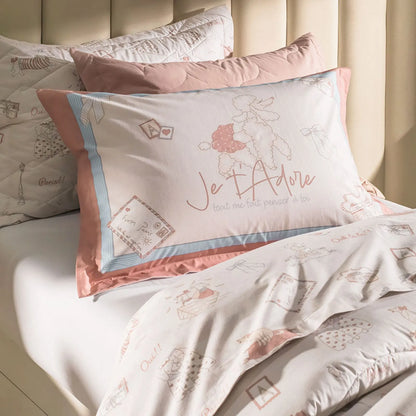 Edredom Solteiro Karsten Jolie 100% Algodão 1,80m x 2,50m