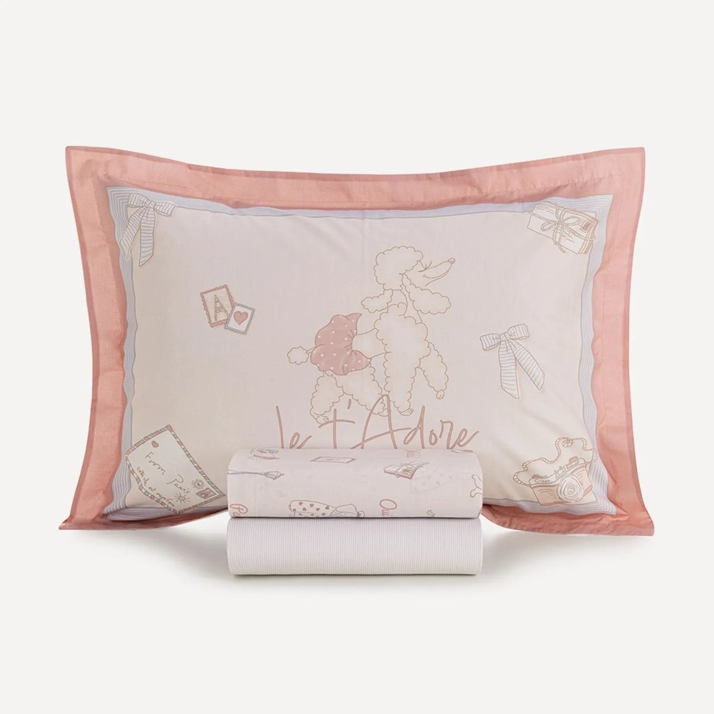 Jogo de Cama Solteiro Karsten Jolie 200 Fios 100% Algodão 3 Peças