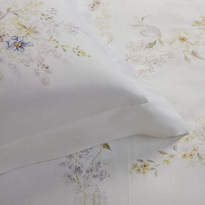 Jogo de Cama Super King Buddemeyer Luxus Catalina 400 Fios Cetim 100% Algodão Estampado 280x290cm