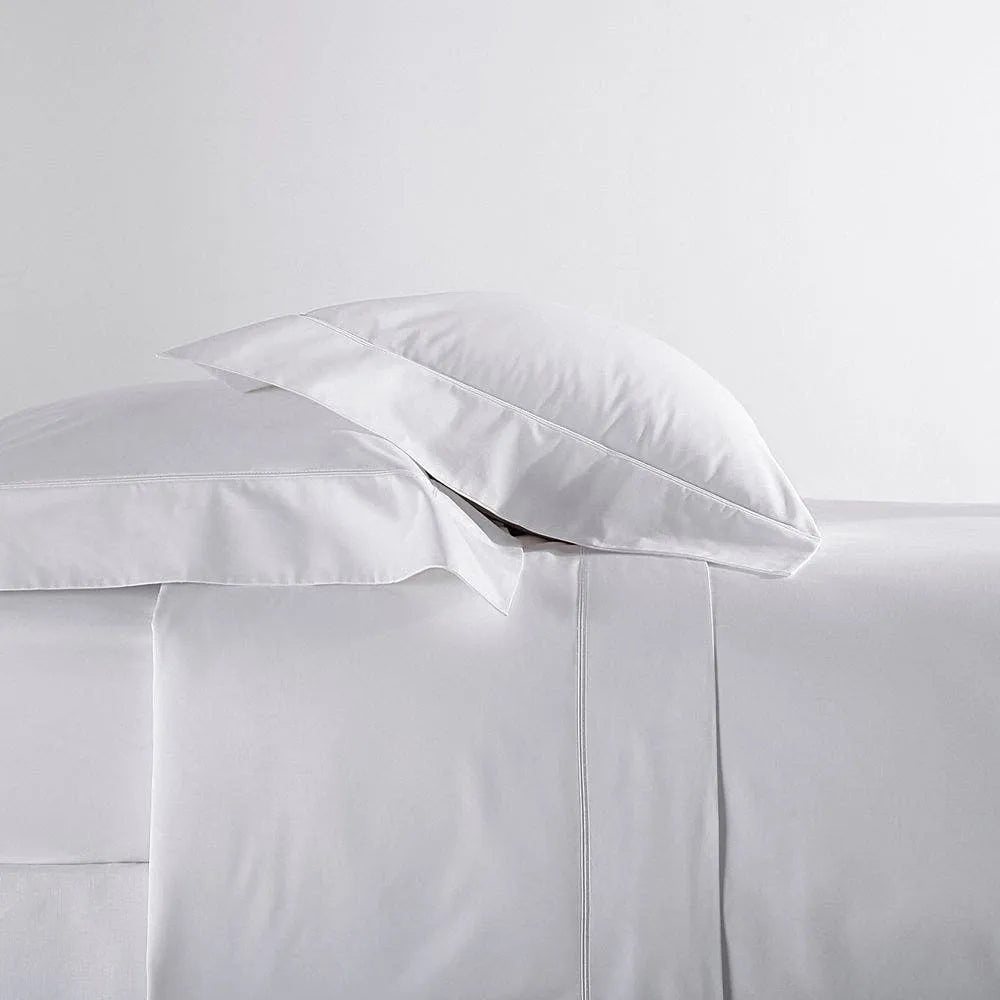 Jogo de Cama Super King Buddemeyer Luxus Modena 1000 Fios Branco com Ponto Cheio 4 Peças