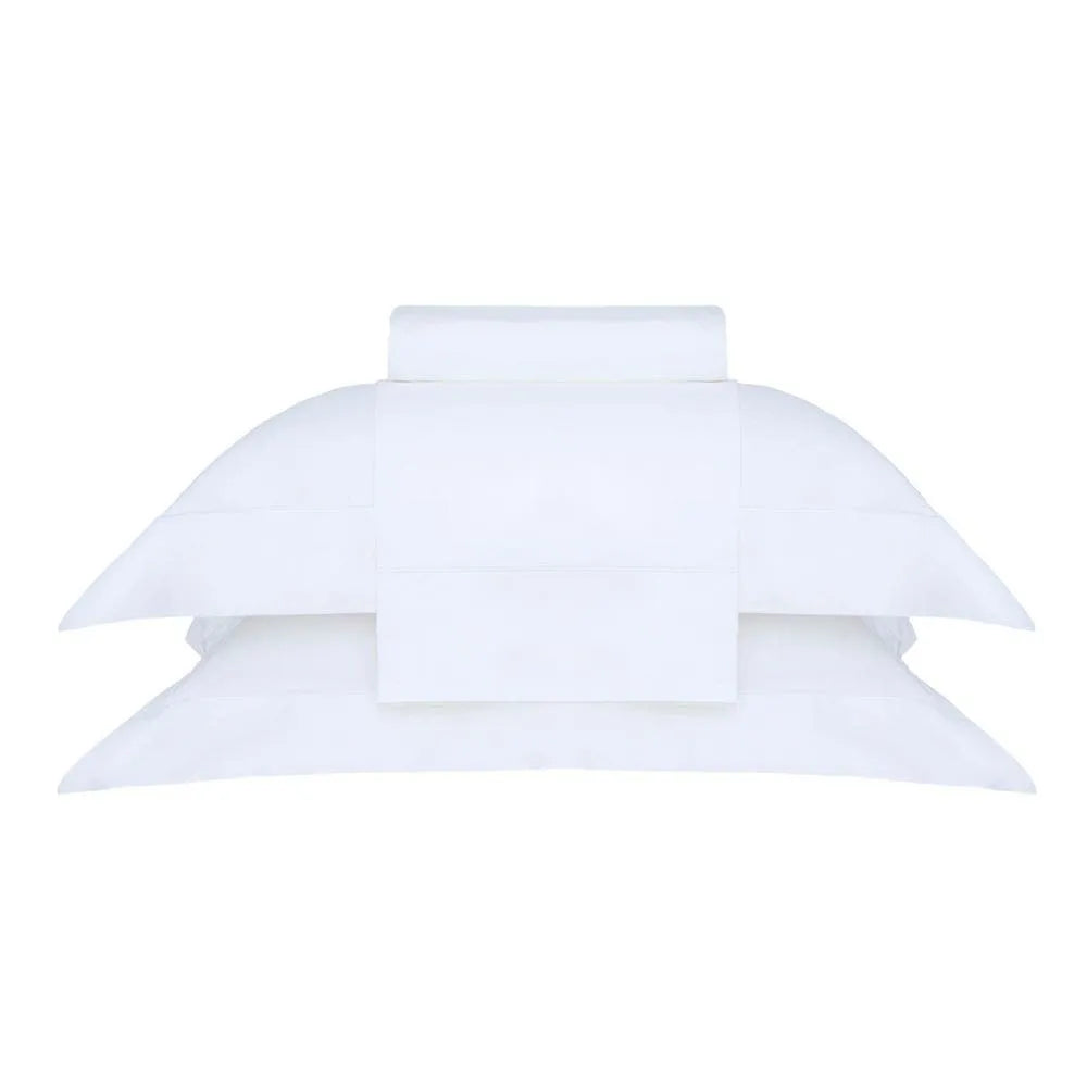 Jogo de Cama Super King Buddemeyer Luxus Modena 1000 Fios Branco com Ponto Cheio 4 Peças