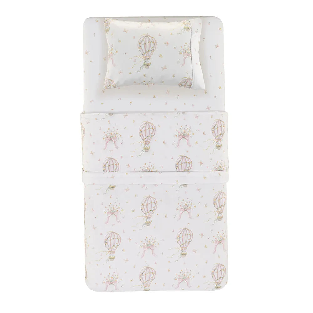Jogo de Cama Trussardi Felice Baby Branco – 1,10 x 1,60m