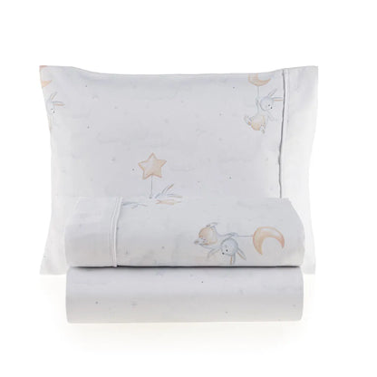Jogo de Cama Trussardi Luna Baby Branco – 1,10 x 1,60m