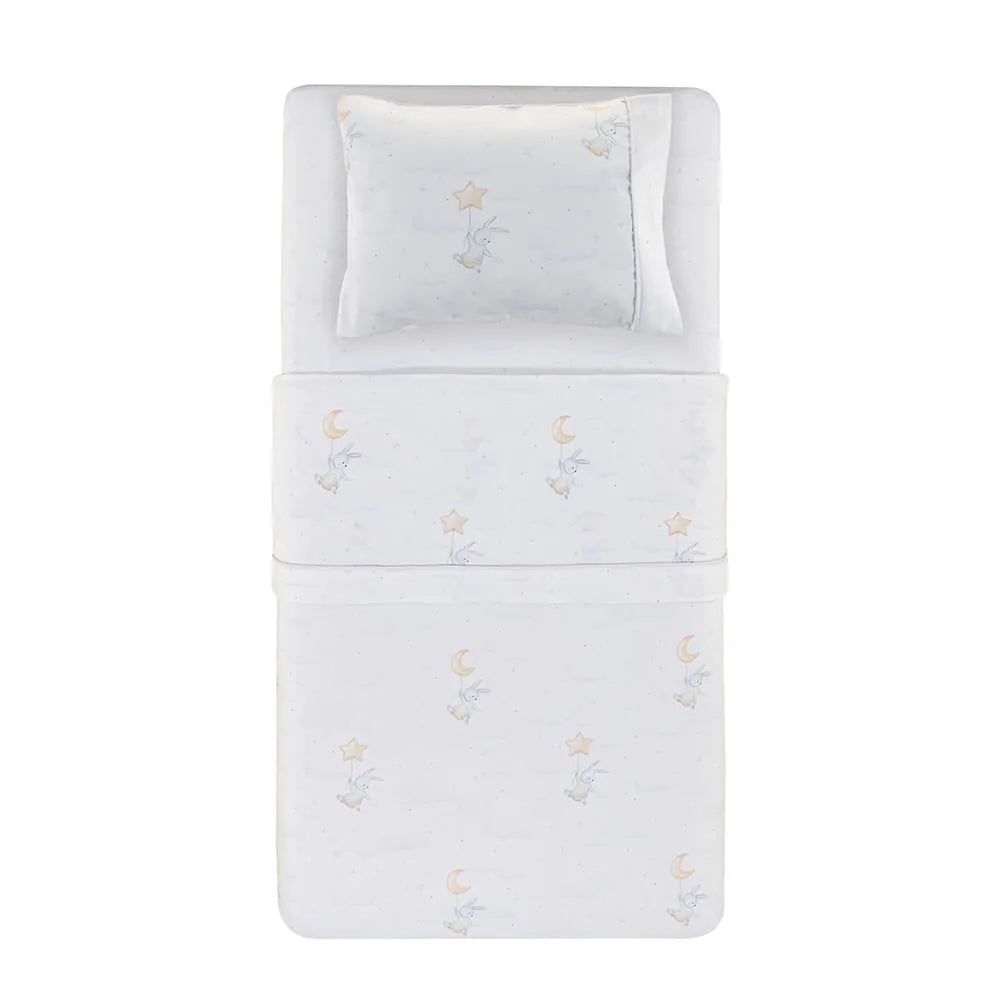 Jogo de Cama Trussardi Luna Baby Branco – 1,10 x 1,60m