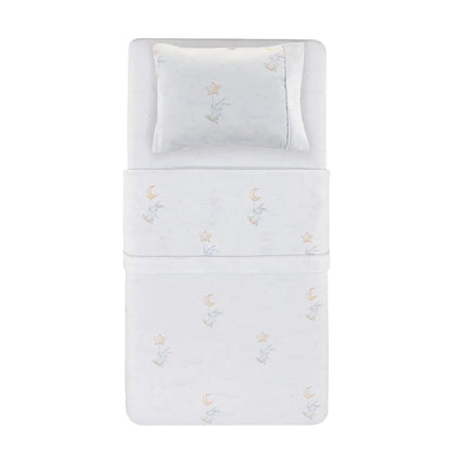 Jogo de Cama Trussardi Luna Baby Branco – 1,10 x 1,60m
