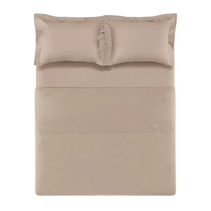 Jogo de Cama Trussardi Perini Nocciola King 300 Fios Percal