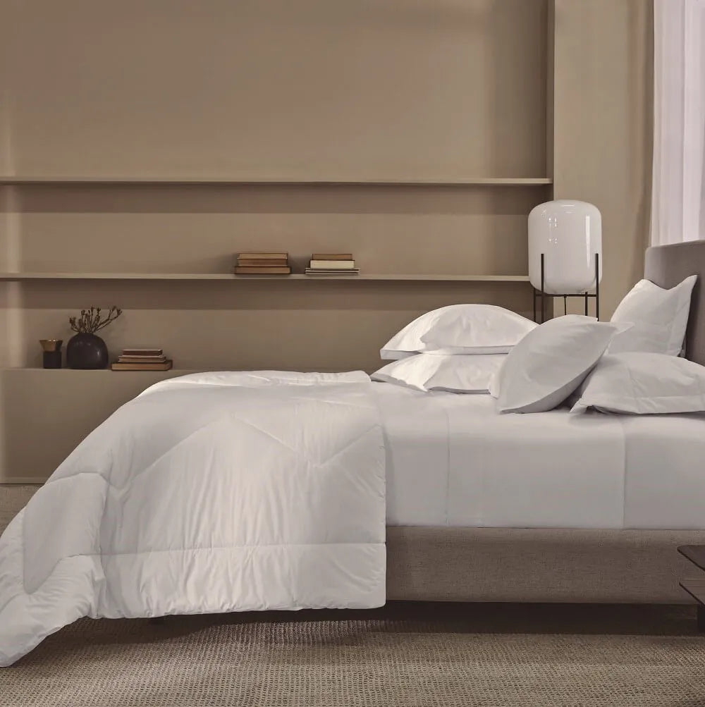 Jogo de Cama Trussardi Perini Nocciola King 300 Fios Percal