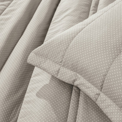 Jogo de Colcha Solteiro Algodão Lux Básico 200 Fios 2 Peças Cinza 1,70x2,50m