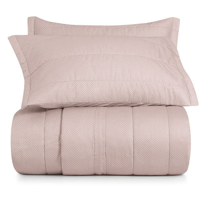 Jogo de Colcha Altenburg Algodão Lux Básico 200 Fios 3 Peças 2,10x2,50m Inspire Cor Rosa