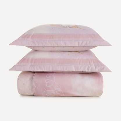 Jogo de Colcha Casal Karsten Kids Princesinha 100% Algodão 3 Peças 2,20m x 2,60m