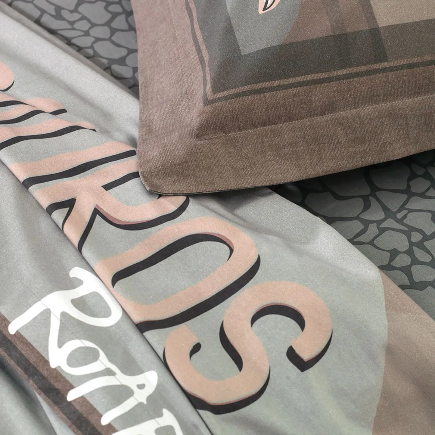 Jogo de Colcha Karsten T-Rex Estampado Solteiro 1,80m x 2,60m