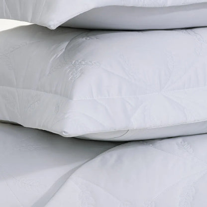 Jogo de Colcha King Trussardi Romanza Branco 300 Fios 100% Algodão Egípcio 3 Peças 2,90m x 2,50m