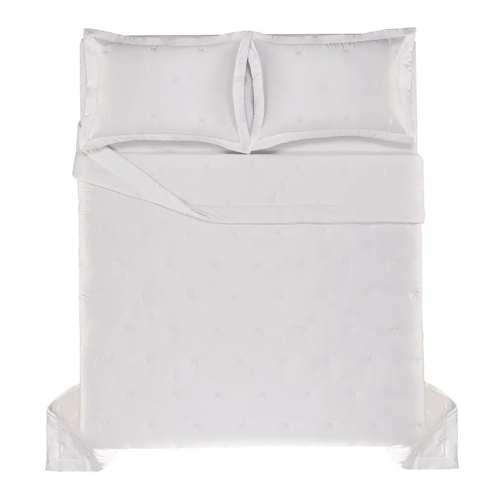 Jogo de Colcha Super King Trussardi Rizzi 600 Fios Cetim 100% Algodão Egípcio (3,10m x 2,80m)