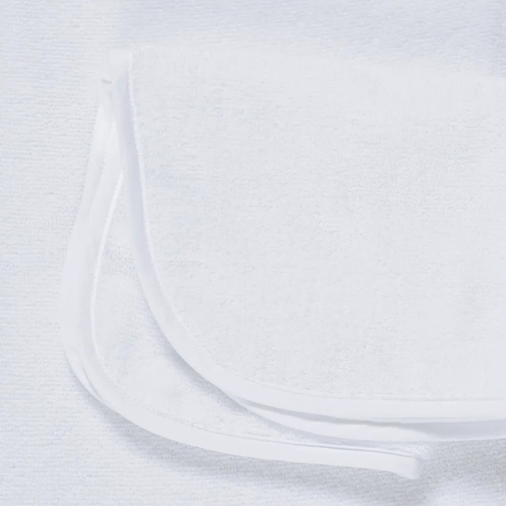 Jogo de Fralda de Boca Trussardi Bonelli Branco – 3 Peças (40 x 40cm)