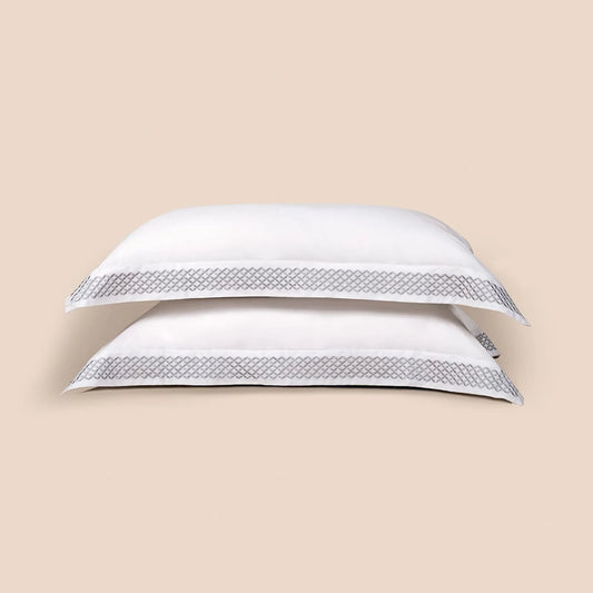 Jogo de Fronhas Altenburg Haus Minimal Branco (2 Peças - 50cm x 70cm)