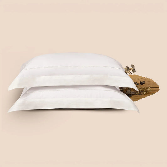 Jogo de Fronhas Altenburg Haus Supremo Branco 300 Fios Cetim (2 Peças - 50cm x 90cm)