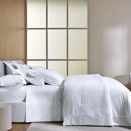 Jogo de Fronhas Trussardi Fratelli Branco/Branco – 50 x 70cm