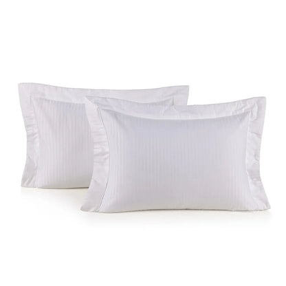 Jogo de Fronhas Trussardi Fratelli Branco/Branco – 50 x 70cm