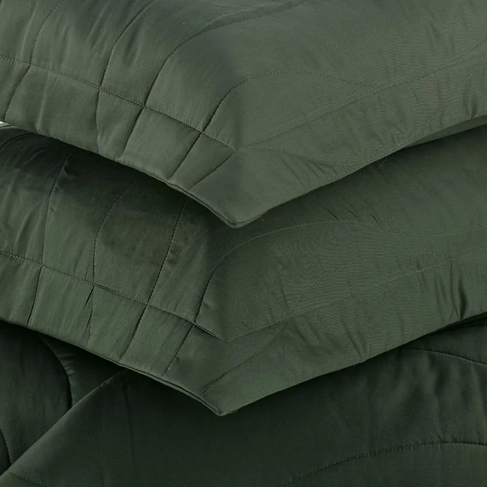 Jogo de Super Porta Travesseiro Trussardi Novara Fogli 50cm x 90cm