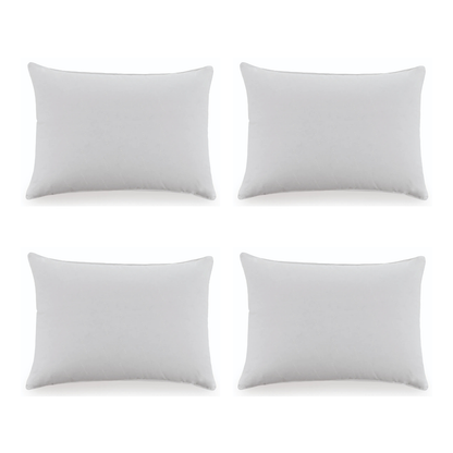 Kit 4 Travesseiros Trussardi 100% Pluma