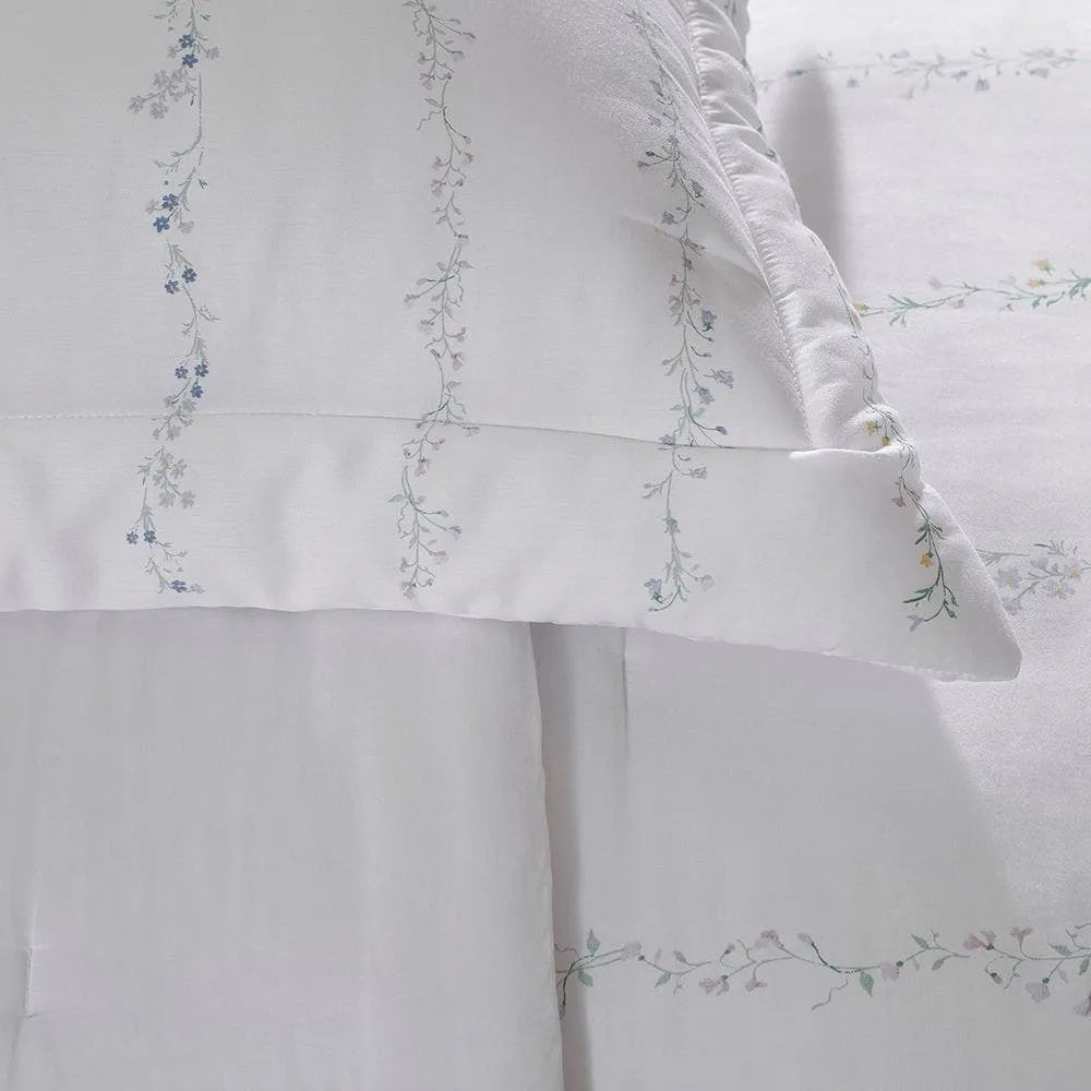 Kit Colcha Queen Buddemeyer Vision Blue Daisy 3 Peças 2,60m x 2,50m