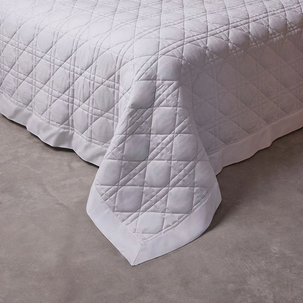 Kit Colcha Super King Buddemeyer Luxus Noah 270 Fios Cetim 100% Algodão Branco 3 Peças 310x260cm