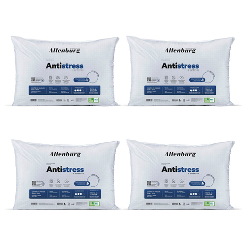 Kit 4 Travesseiros Altenburg Antistress