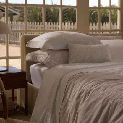 Kit Colcha King Buddemeyer Luxus Elle 300 Fios Cetim 100% Algodão 3 Peças 280x260cm