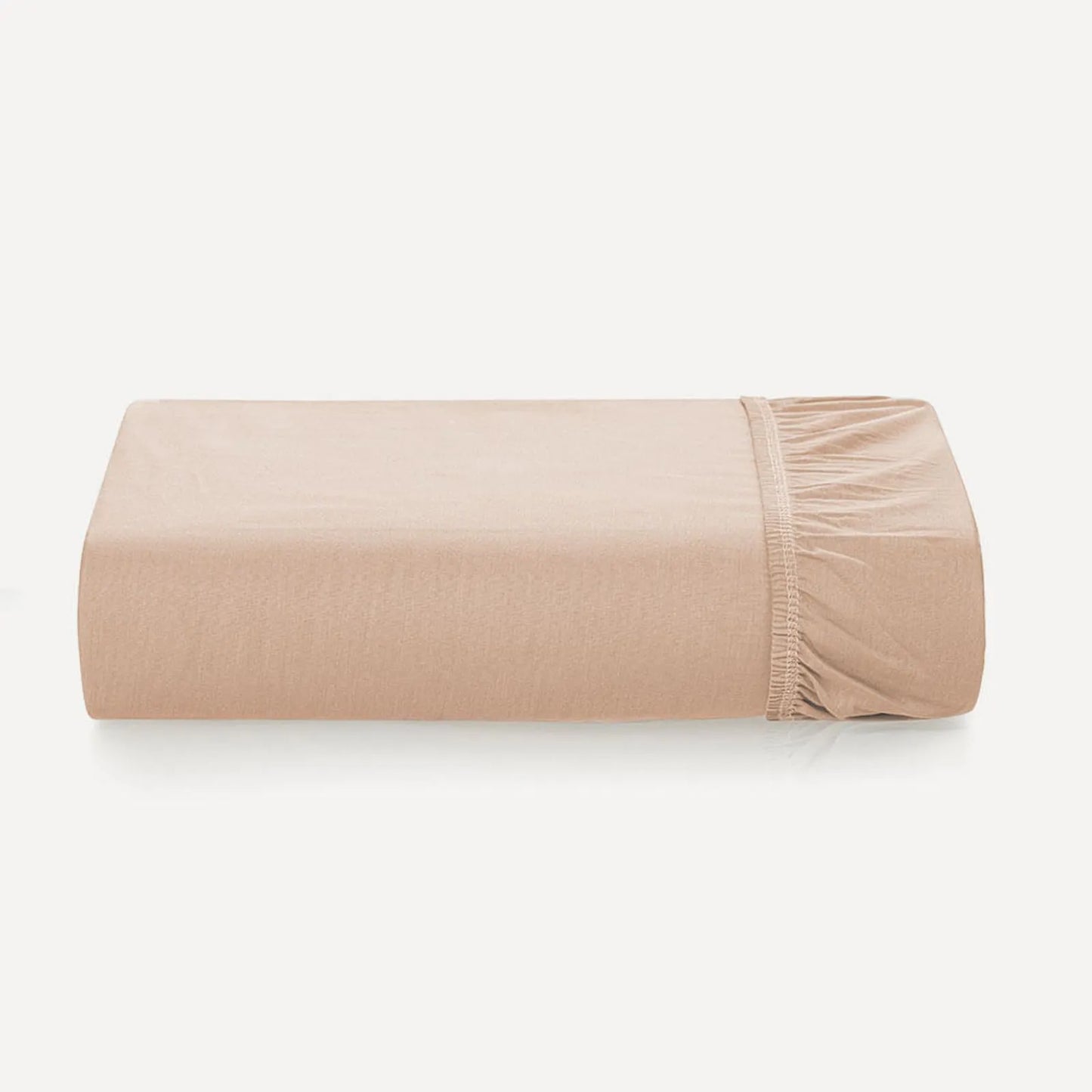 Lençol de Elástico Avulso Casal Karsten Tom Rosé 100% Algodão 200 Fios 1,38m x 1,88m x 35cm