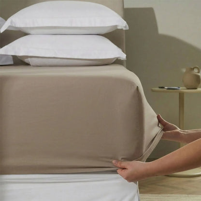 Lençol de Elástico Avulso Solteiro King Karsten Tom Grão 100% Algodão 200 Fios 1,10m x 2,00m x 35cm