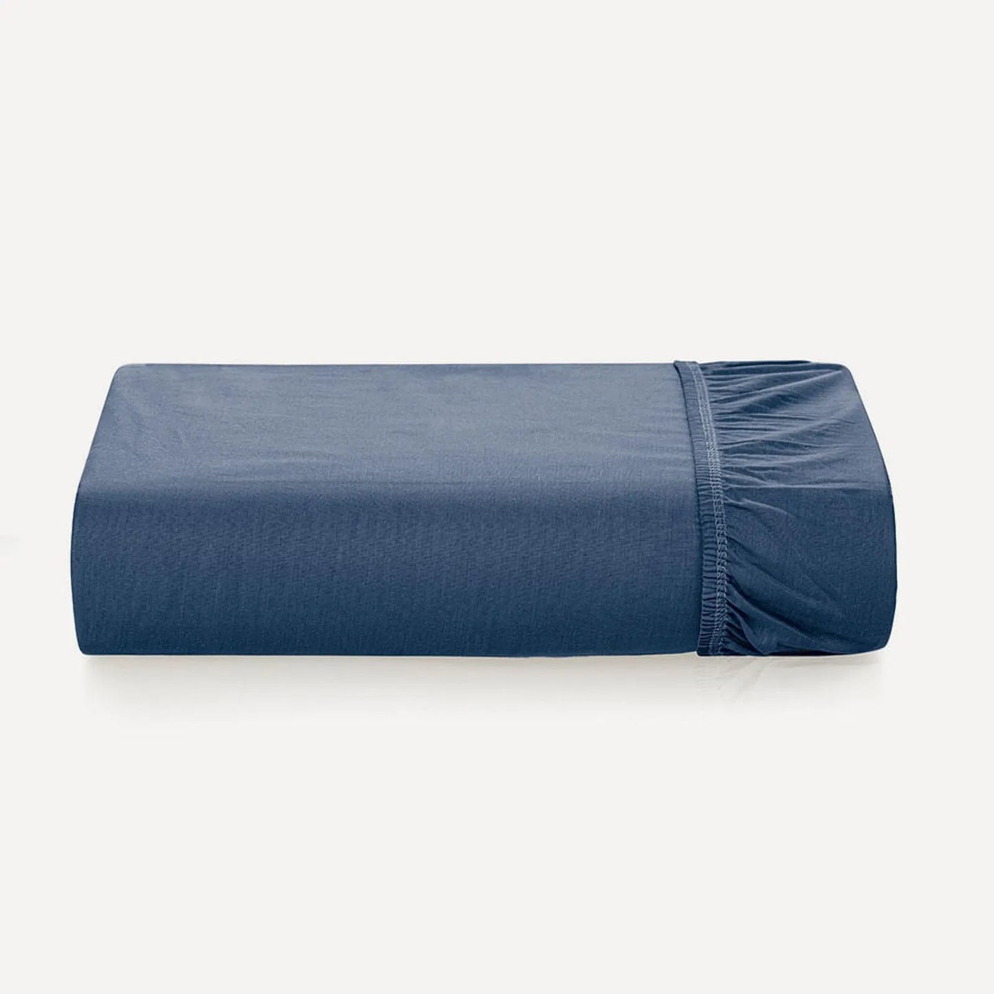 Lençol de Elástico Avulso Solteiro King Karsten Tom Marinho 100% Algodão 200 Fios 1,10m x 2,00m x 35cm