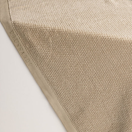 Toalha Banhão Trussardi Maggiore 100% Algodão Bege Mocaccino 100x180cm