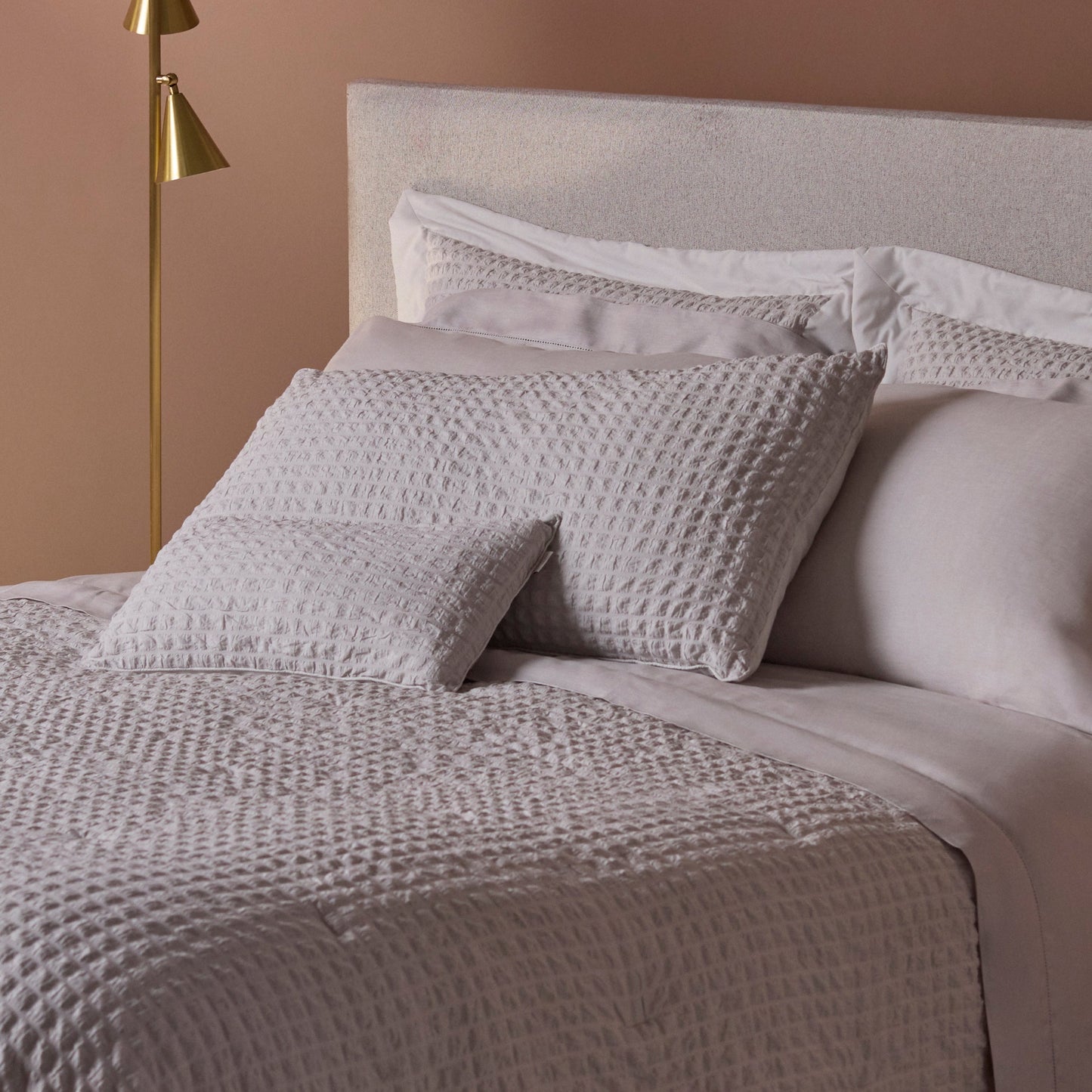 Almofada Buddemeyer Luxus Magna 100% Algodão Prata Nuvem 30x50cm