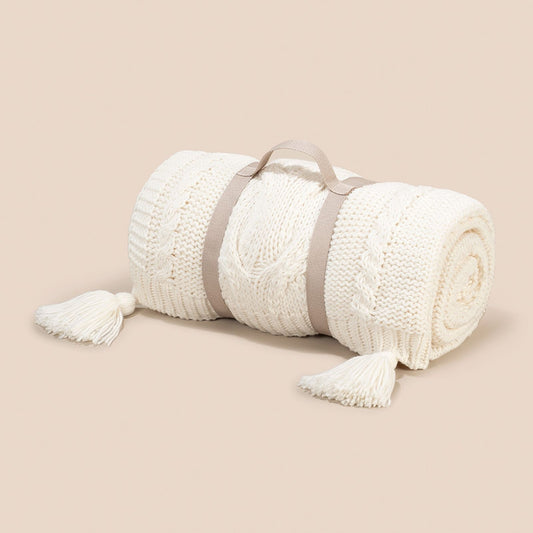 Manta Altenburg Haus Afeto 175x120cm Branco Off White