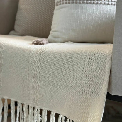 Manta Mello Tecelagem Amarilis Nude 120x180cm