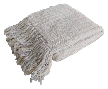 Manta Mello Tecelagem Aurora Cru 120x180cm