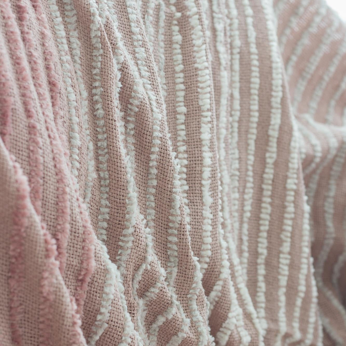 Manta Mello Tecelagem Aurora 120x180cm Rosa Seco