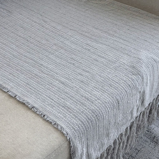 Manta Mello Tecelagem Nice Mescla 120x180cm Cinza
